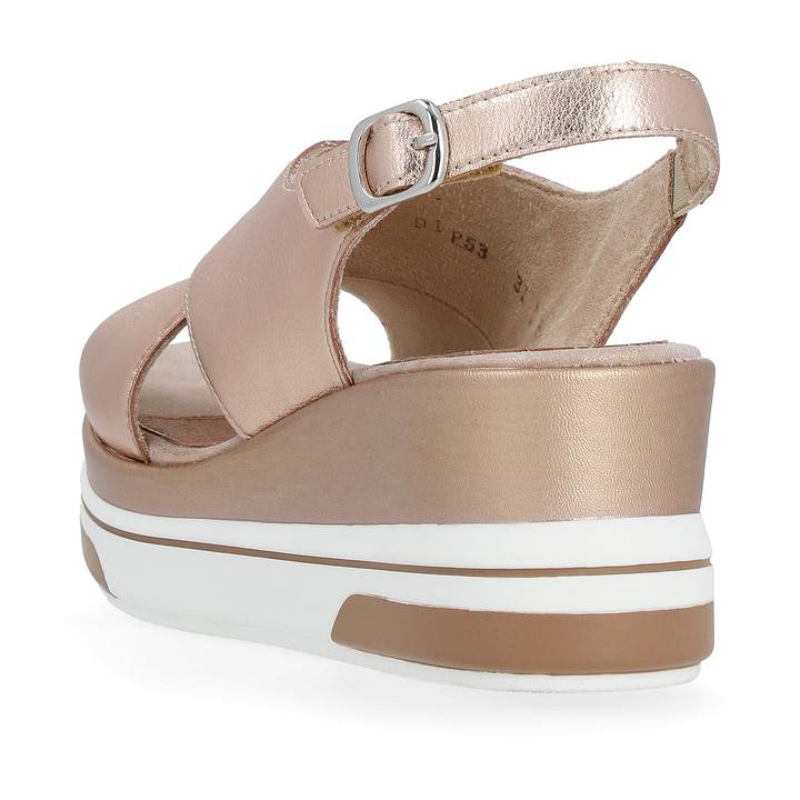 Remonte Artikelnummer D1P53-31 remonte Damen Keilsandaletten metallicrosé Rabatt
