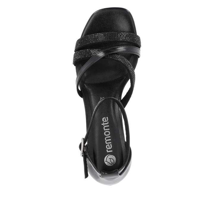 Remonte Artikelnummer D1L51-00 remonte Damen Riemchensandaletten diamantschwarz Großer Ausverkauf
