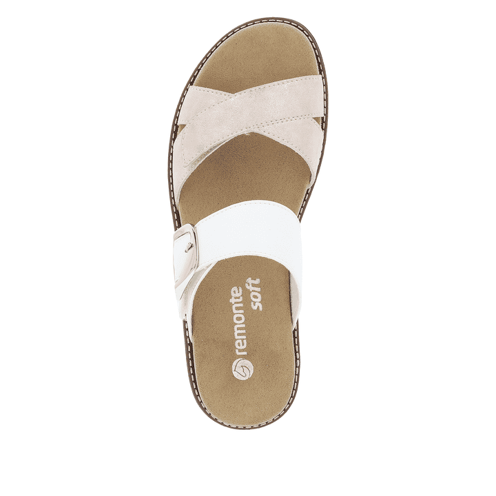 Remonte Artikelnummer D2048-90 remonte Damen Pantoletten metallicrosé-lilienweiß Cyber Monday
