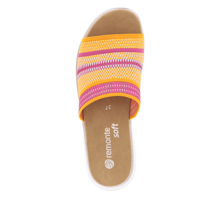 Remonte Artikelnummer D1J54-68 remonte Damen Pantoletten pink-mangogelb Weihnachtsangebot
