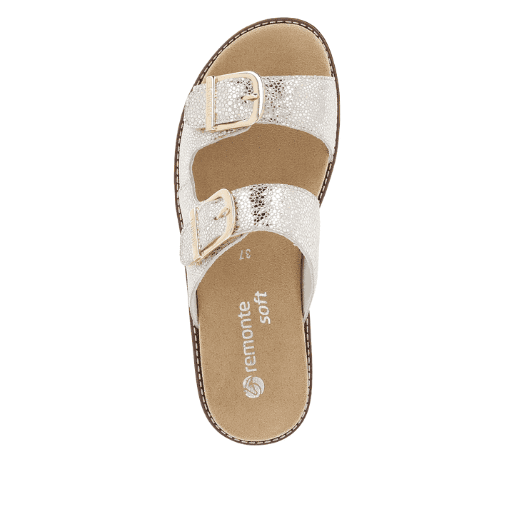 Remonte Artikelnummer D2070-90 remonte Damen Pantoletten metallic Muttertagsangebot