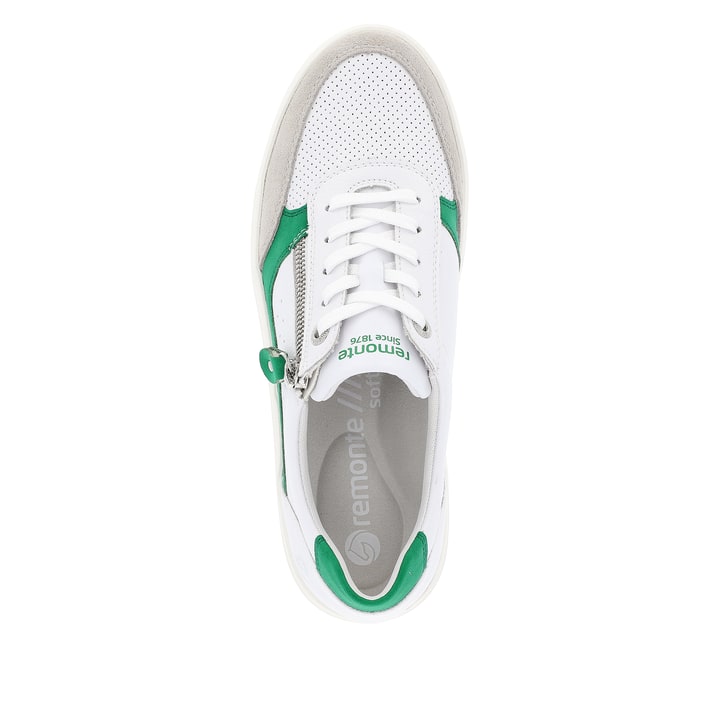 Remonte Artikelnummer D1C00-80 remonte Damen Sneaker smaragdgrün-schneeweiß Kostenlose Rückgabe