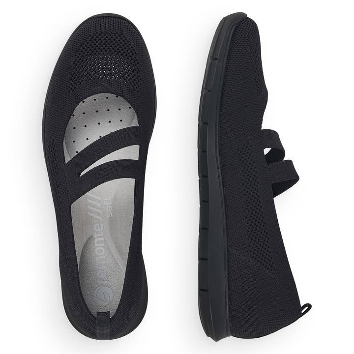 Remonte Artikelnummer R7102-01 remonte Damen Ballerinas tiefschwarz Letzte 2 Tage
