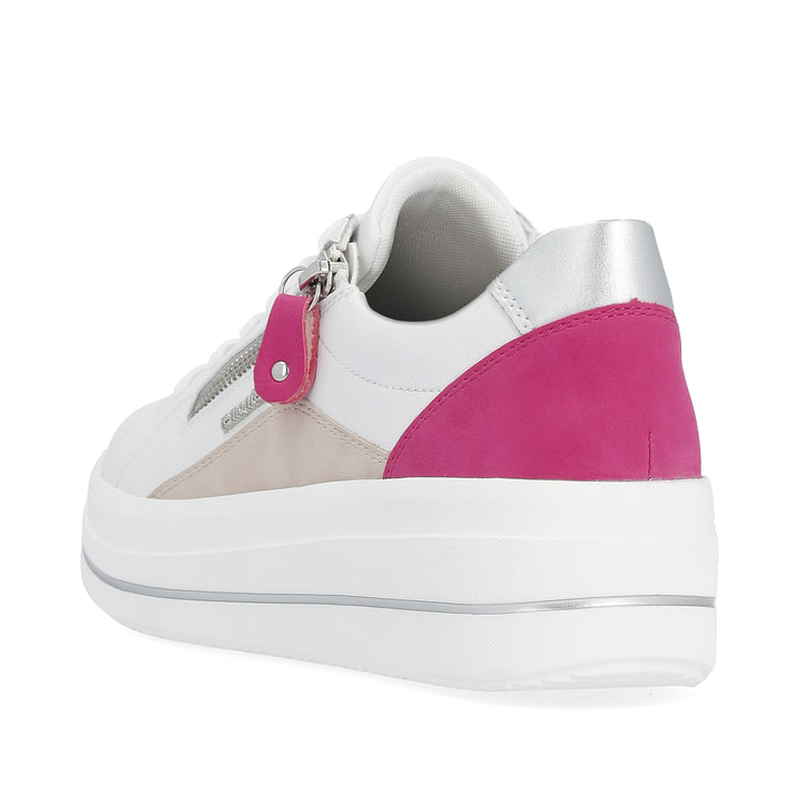 Remonte Artikelnummer D1C01-80 remonte Damen Sneaker kristallweiß-magenta 50% Rabatt mit kostenlosem Versand