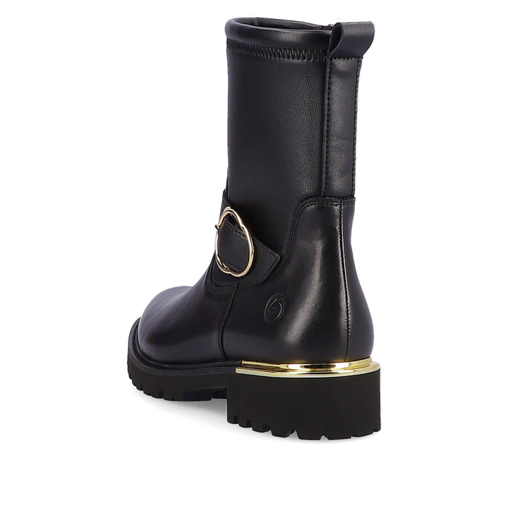 Remonte Artikelnummer D8666-01 remonte Damen Biker Boots nachtschwarz Outlet