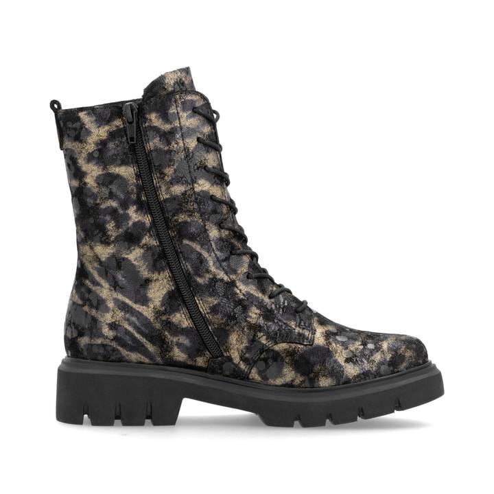 Remonte Artikelnummer D1W72-03 remonte Damen Schnürstiefel tiefschwarz-holzbraun Rabatt