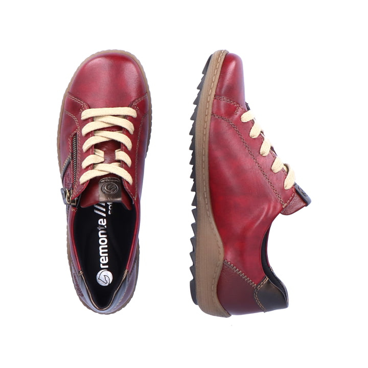 Remonte Artikelnummer R1426-35 remonte Damen Schnürschuhe himbeerrot Black Friday