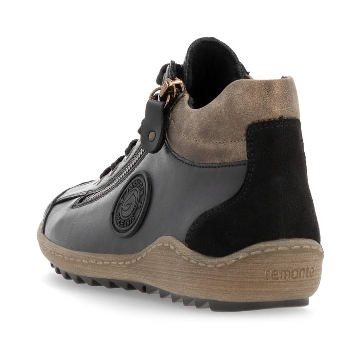 Remonte Artikelnummer R1477-03 remonte Damen Schnürschuhe stahlschwarz Muttertagsangebot