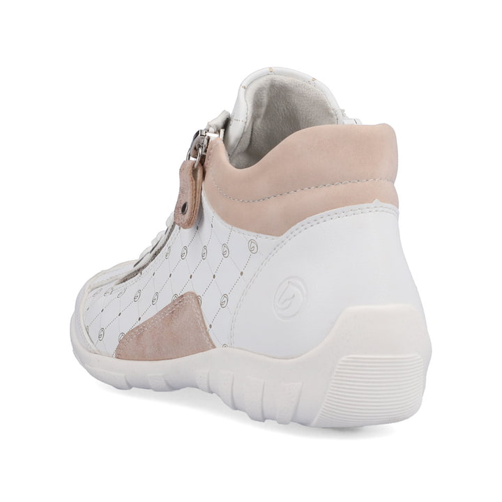Remonte Artikelnummer R3496-80 remonte Damen Schnürschuhe reinweiß-altrosa Heißer Verkauf