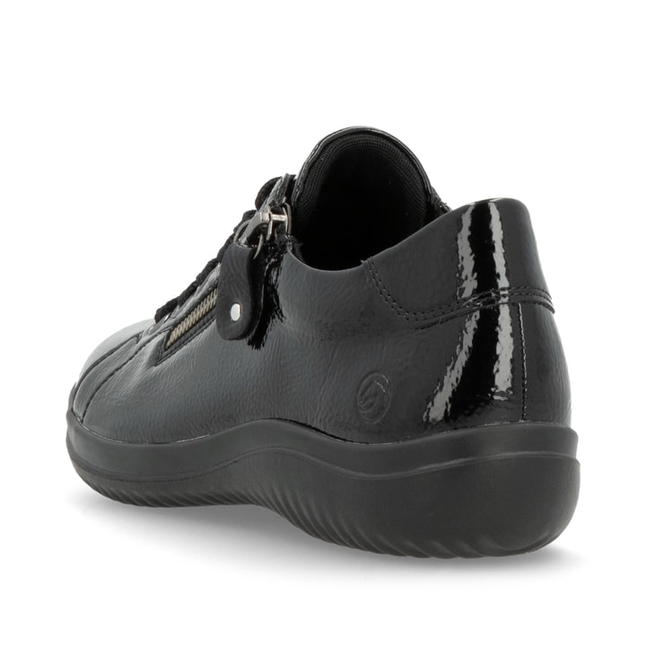 Remonte Artikelnummer D1E03-01 remonte Damen Schnürschuhe glanzschwarz Große Rabatte