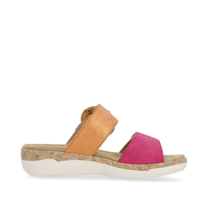 Remonte Artikelnummer R6858-38 remonte Damen Pantoletten apricot-magenta Kauf eins, bekomm eins gratis
