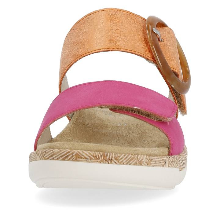 Remonte Artikelnummer R6858-38 remonte Damen Pantoletten apricot-magenta Kauf eins, bekomm eins gratis