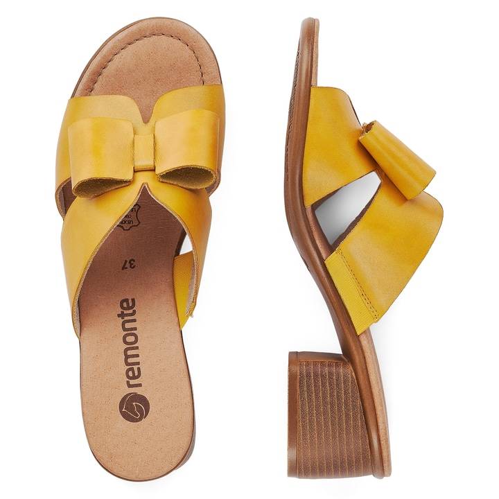 Remonte Artikelnummer R8759-68 remonte Damen Pantoletten zironengelb Tägliche Deals