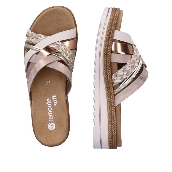 Remonte Artikelnummer D0Q50-31 remonte Damen Pantoletten puderrosa-metallic Discount Store für neue Produkte