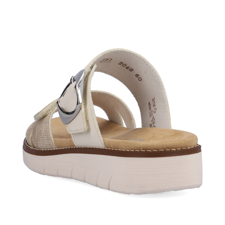 Remonte Artikelnummer D2048-60 remonte Damen Pantoletten beige-metallic Nur noch ein Tag übrig