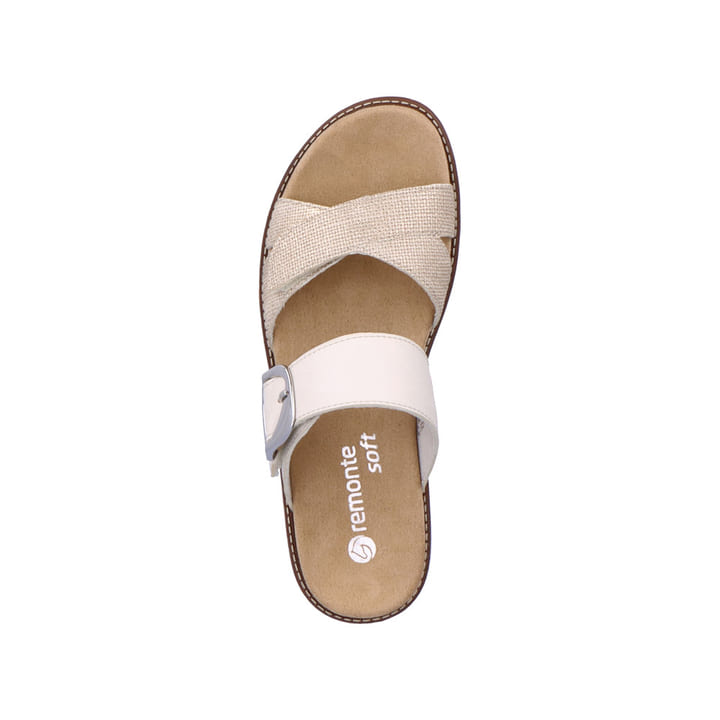 Remonte Artikelnummer D2048-60 remonte Damen Pantoletten beige-metallic Nur noch ein Tag übrig