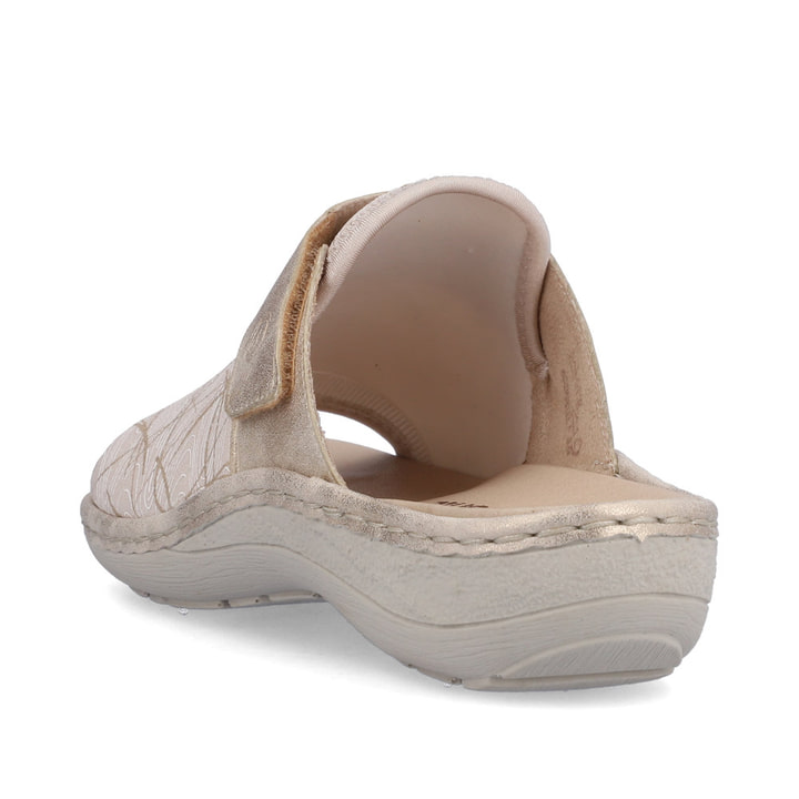 Remonte Artikelnummer D7664-60 remonte Damen Pantoletten champagnerbeige 50% Rabatt mit kostenlosem Versand