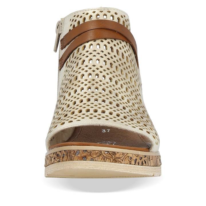 Remonte Artikelnummer D3075-60 remonte Damen Keilsandaletten cremebeige Sonderangebot