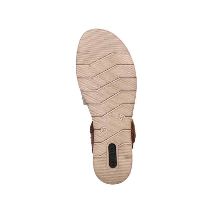 Remonte Artikelnummer D3064-24 remonte Damen Keilsandaletten nussbraun-cremeweiß Online Outlet