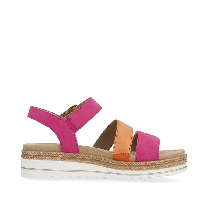 Remonte Artikelnummer D0Q55-31 remonte Damen Riemchensandalen magenta-rostorange Exklusive Angebote