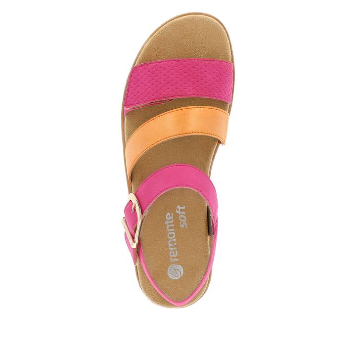 Remonte Artikelnummer D0Q55-31 remonte Damen Riemchensandalen magenta-rostorange Exklusive Angebote