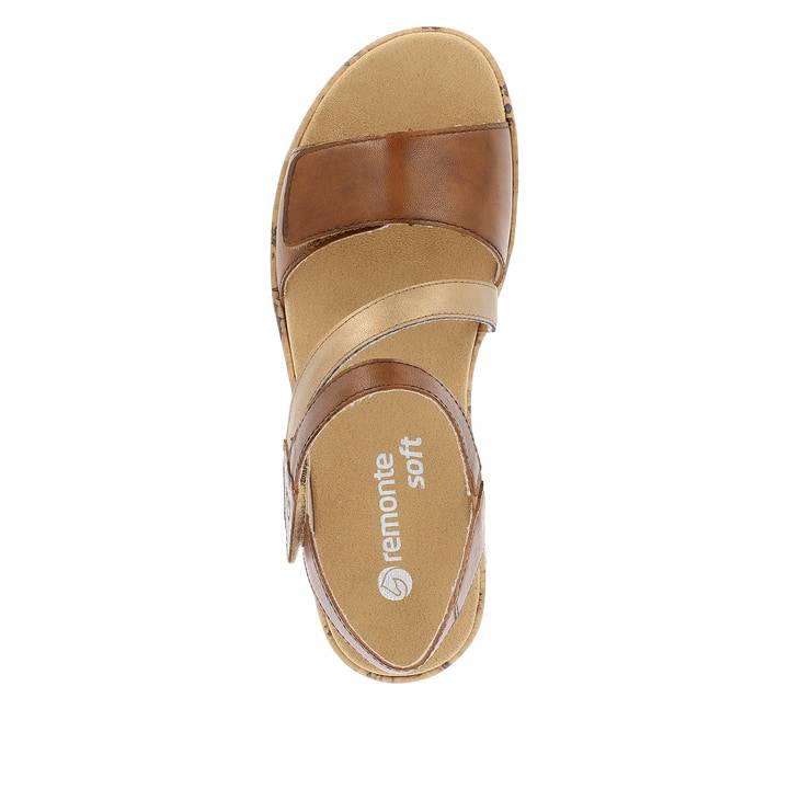 Remonte Artikelnummer R6860-24 remonte Damen Riemchensandalen nussbraun Blitzangebot