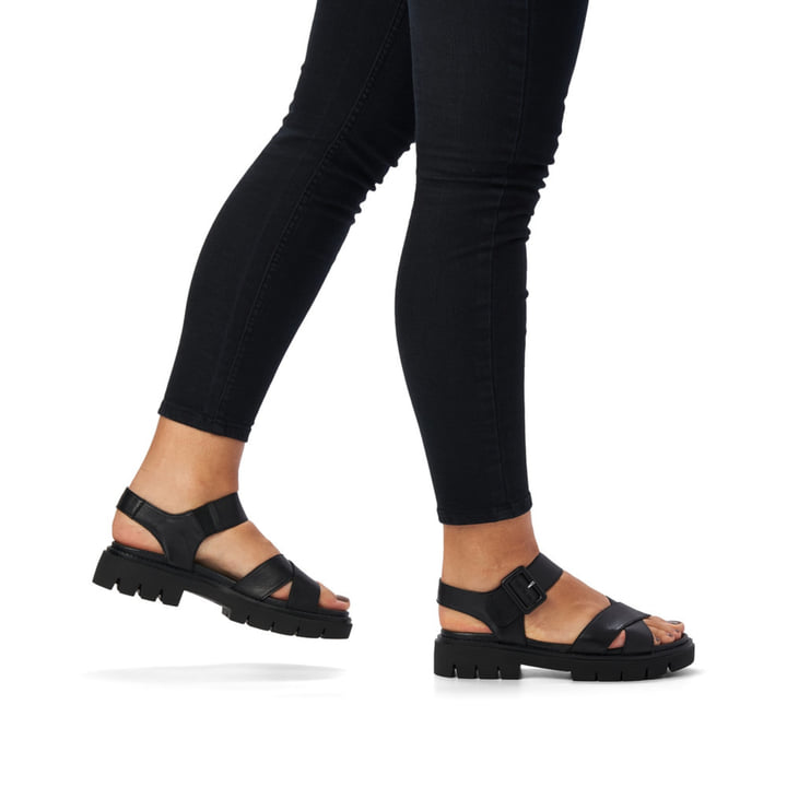 Remonte Artikelnummer D7950-00 remonte Damen Riemchensandalen mattschwarz Neuheiten