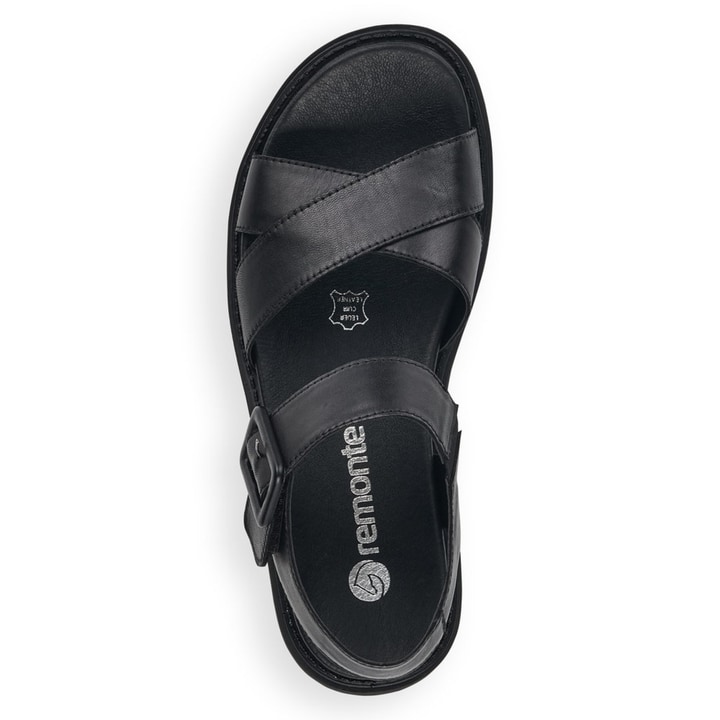 Remonte Artikelnummer D7950-00 remonte Damen Riemchensandalen mattschwarz Neuheiten