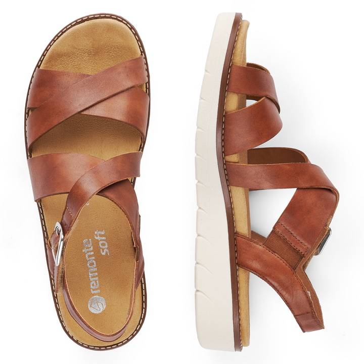 Remonte Artikelnummer D2060-24 remonte Damen Riemchensandalen schokobraun Saisonale Angebote