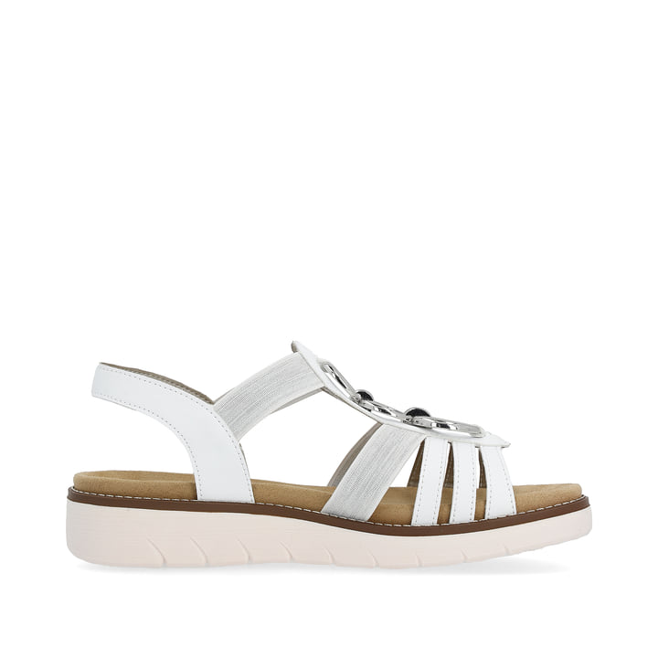 Remonte Artikelnummer D2073-80 remonte Damen Riemchensandalen edelweiß-silber Sonderangebote