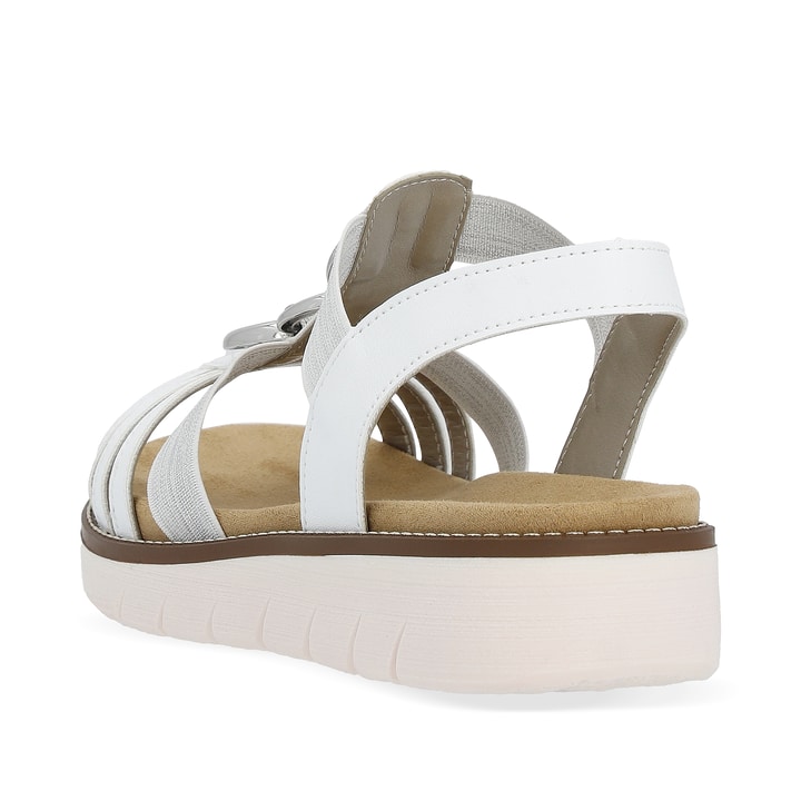 Remonte Artikelnummer D2073-80 remonte Damen Riemchensandalen edelweiß-silber Sonderangebote