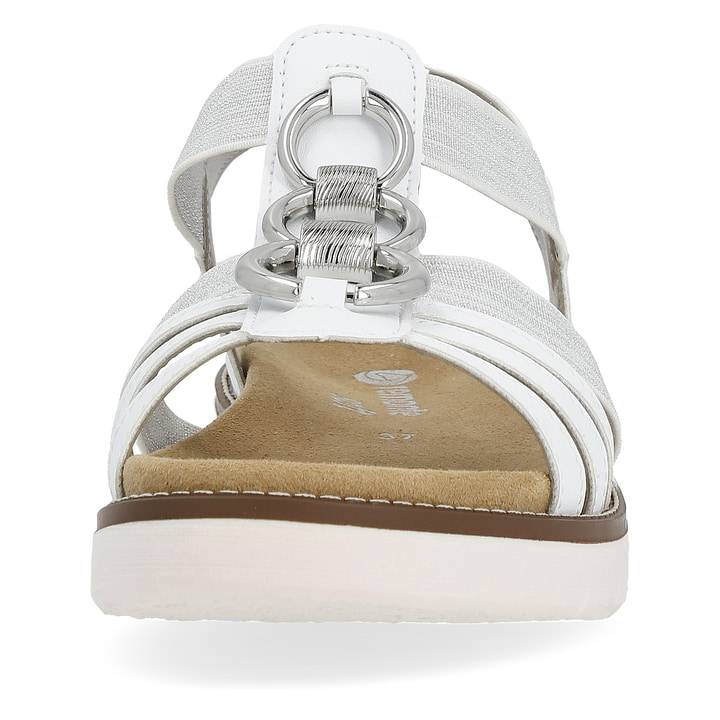 Remonte Artikelnummer D2073-80 remonte Damen Riemchensandalen edelweiß-silber Sonderangebote