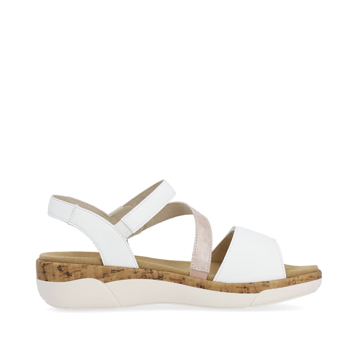 Remonte Artikelnummer R6860-80 remonte Damen Riemchensandalen sternenweiß-metallicrosé VIP-Rabatte