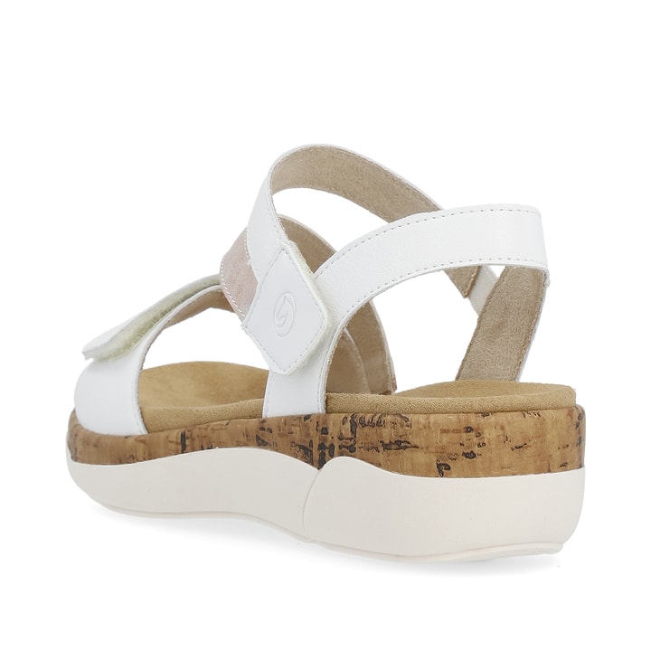 Remonte Artikelnummer R6860-80 remonte Damen Riemchensandalen sternenweiß-metallicrosé VIP-Rabatte