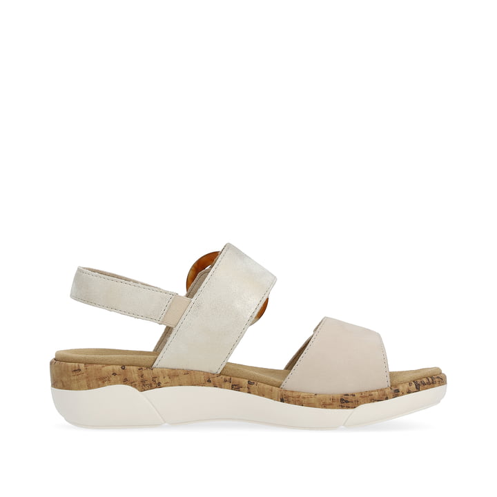 Remonte Artikelnummer R6853-61 remonte Damen Riemchensandalen lehmbeige-altweiß Wochenangebot