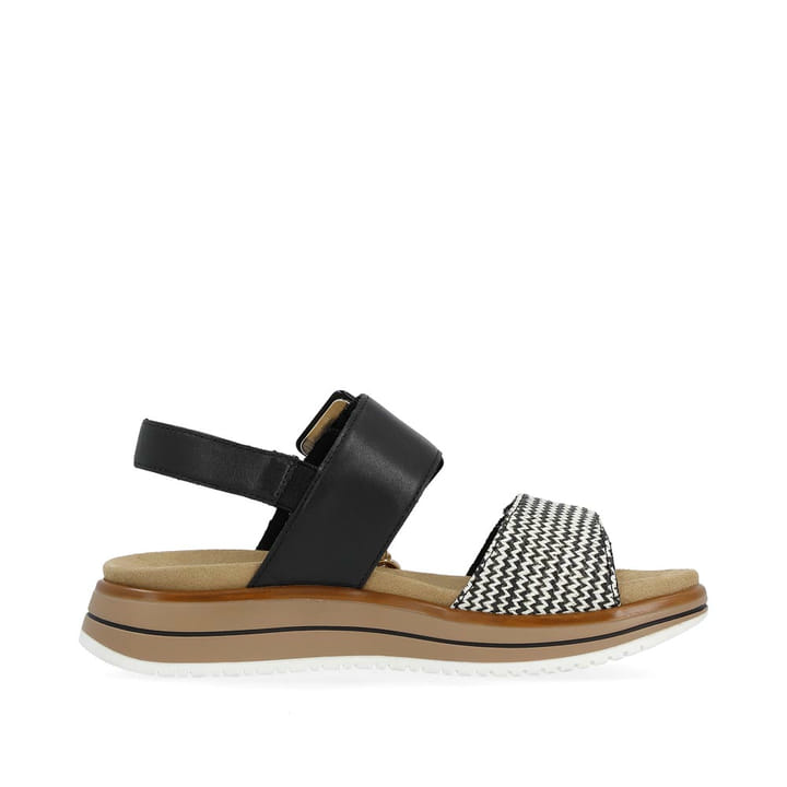 Remonte Artikelnummer D1J53-02 remonte Damen Riemchensandalen tiefschwarz-gestreift Letzter Tag