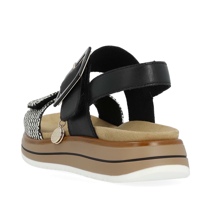 Remonte Artikelnummer D1J53-02 remonte Damen Riemchensandalen tiefschwarz-gestreift Letzter Tag