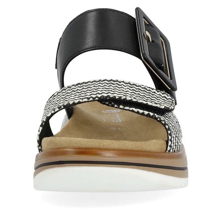 Remonte Artikelnummer D1J53-02 remonte Damen Riemchensandalen tiefschwarz-gestreift Letzter Tag