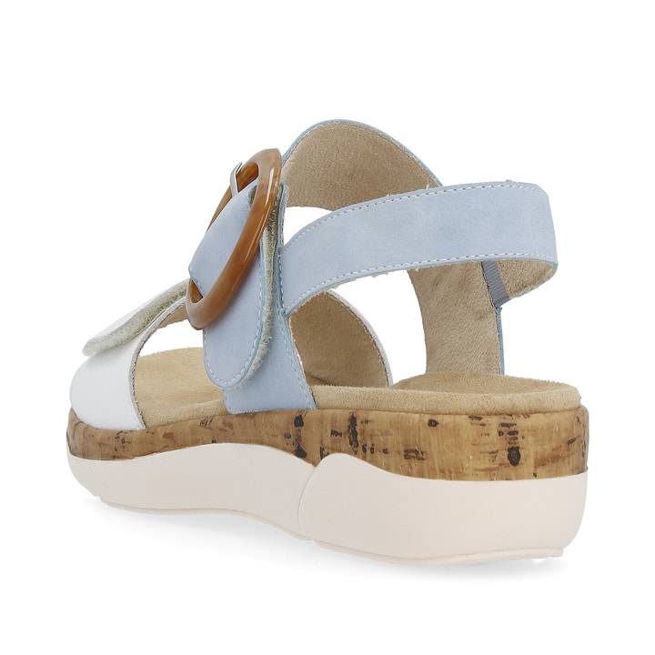 Remonte Artikelnummer R6853-10 remonte Damen Riemchensandalen babyblau-kristallweiß Bis zu 65% Rabatt