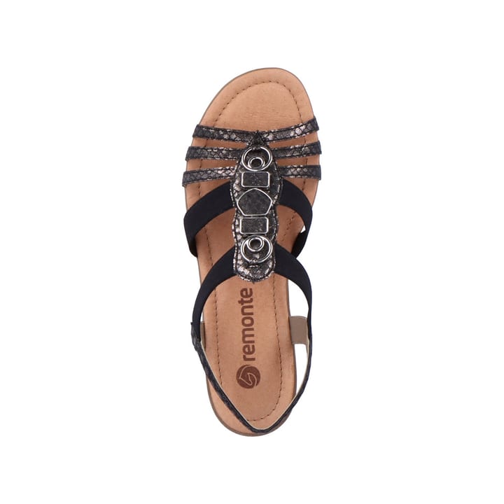 Remonte Artikelnummer R3654-01 remonte Damen Riemchensandalen asphaltschwarz Riesige Rabatte