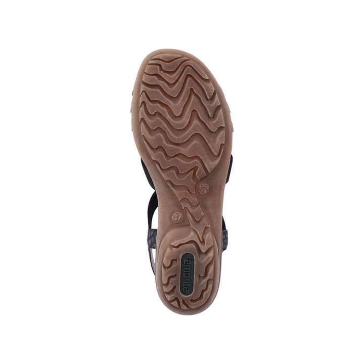 Remonte Artikelnummer R3654-01 remonte Damen Riemchensandalen asphaltschwarz Riesige Rabatte