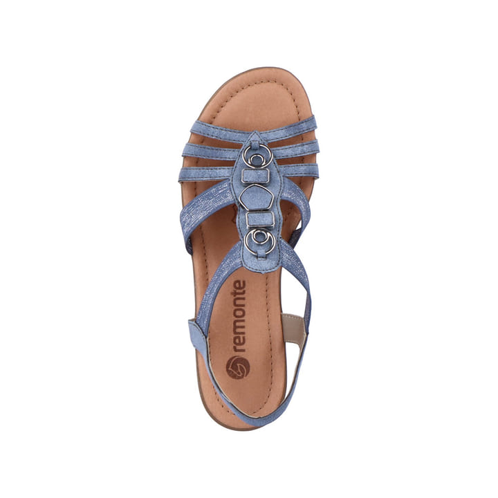 Remonte Artikelnummer R3654-14 remonte Damen Riemchensandalen pazifikblau 50% Rabatt mit kostenlosem Versand