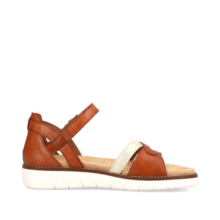 Remonte Artikelnummer D2046-24 remonte Damen Riemchensandalen karamellbraun Speichern exportieren