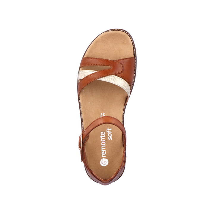 Remonte Artikelnummer D2046-24 remonte Damen Riemchensandalen karamellbraun Speichern exportieren