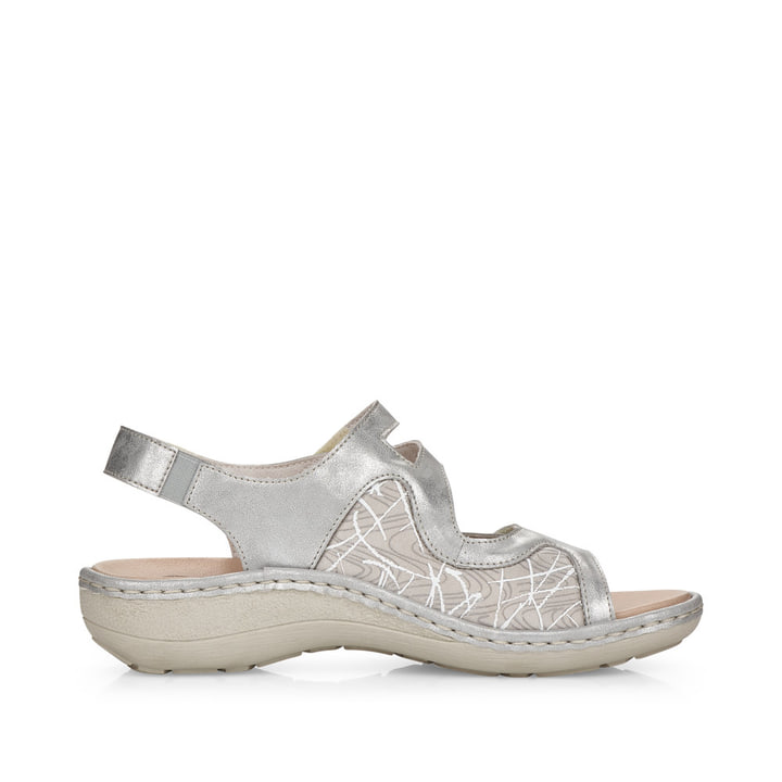 Remonte Artikelnummer D7647-40 remonte Damen Riemchensandalen silber-grau zollfrei