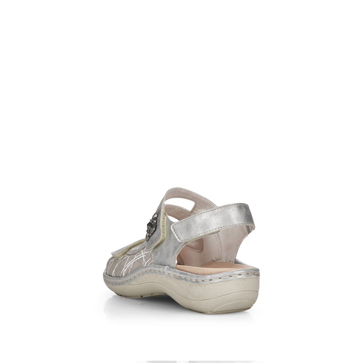 Remonte Artikelnummer D7647-40 remonte Damen Riemchensandalen silber-grau zollfrei