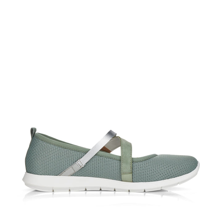 Remonte Artikelnummer R7104-52 remonte Damen Ballerinas grüngrau Begrenztes Angebot