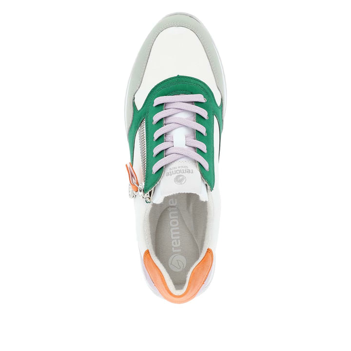 Remonte Artikelnummer D0H01-83 remonte Damen Sneaker weiß-grün-orange Tägliche Deals