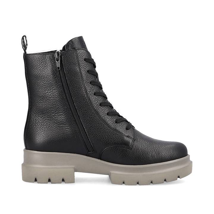 Remonte Artikelnummer D8975-03 remonte Damen Schnürstiefel asphaltschwarz Auslauf