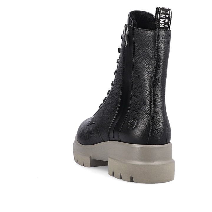 Remonte Artikelnummer D8975-03 remonte Damen Schnürstiefel asphaltschwarz Auslauf